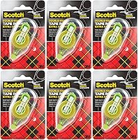 Vista 1 de Scotch Rodillo adhesivo de puntos, 0.31 x 49 pies (6055), paquete de 6 - Adhesivo permanente de doble cara para manualidades, álbumes de recortes