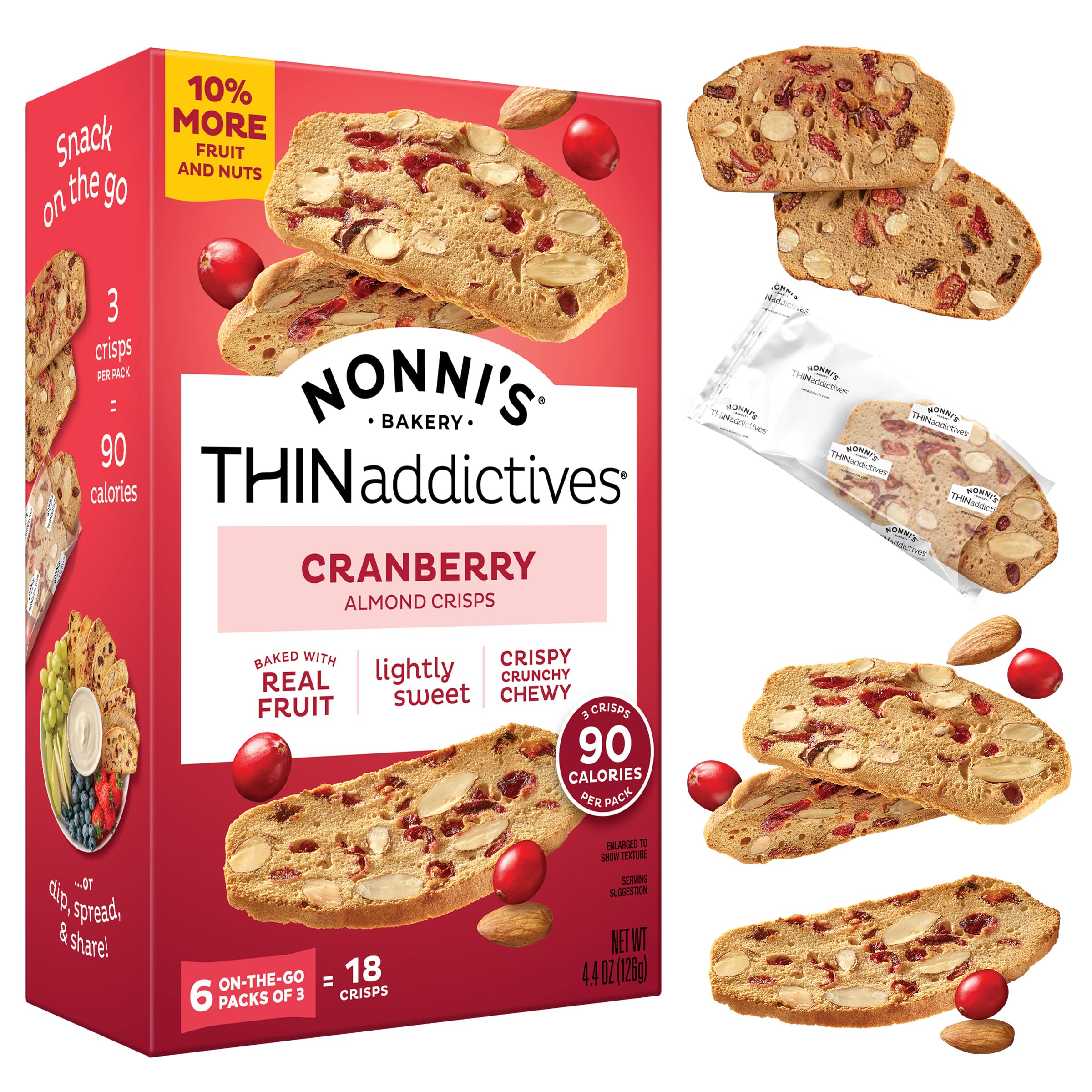 Cranberry Thin addictives, 4.4 Ounce