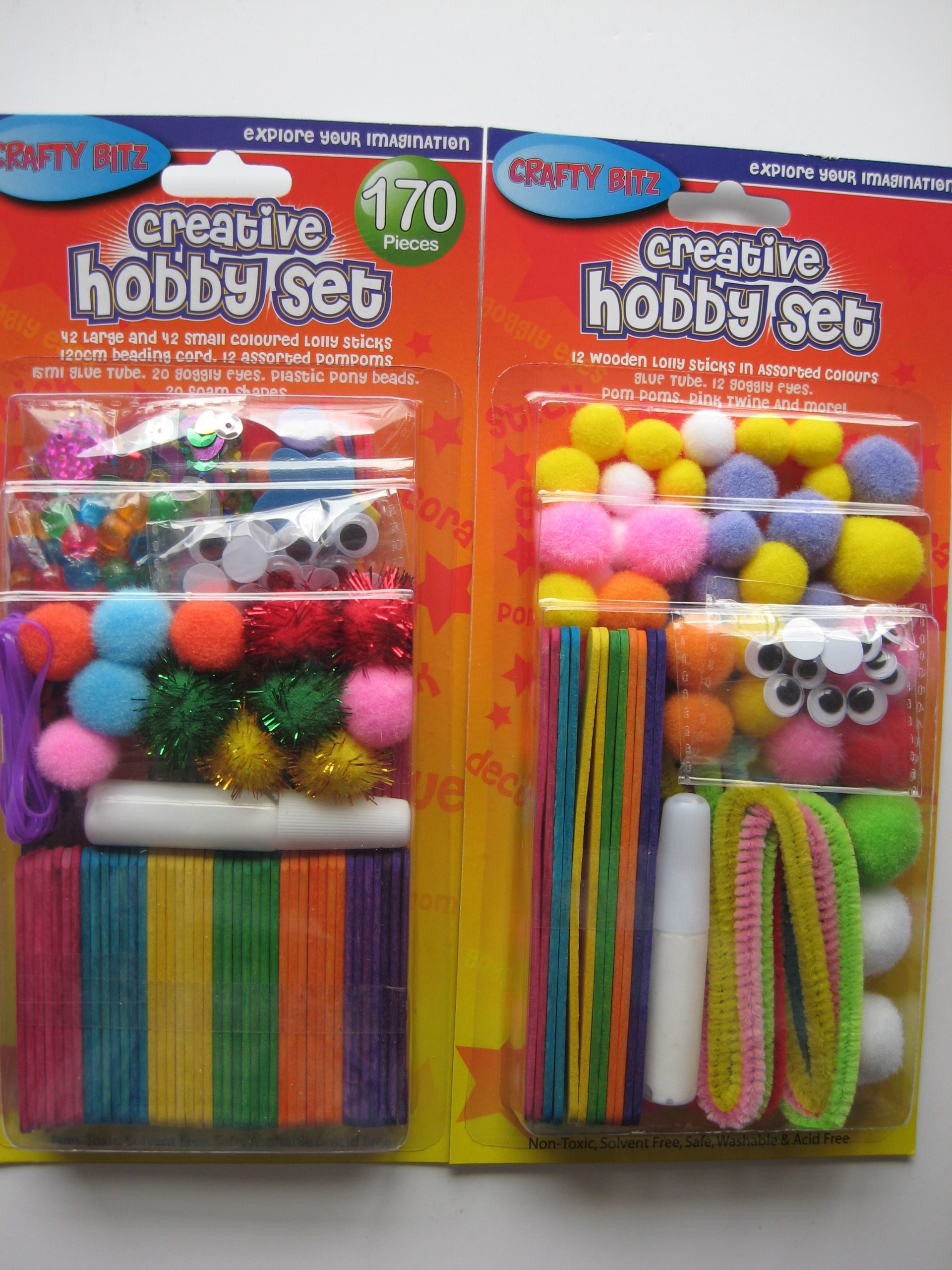 CREATIVE HOBBY SET, 2 ASSORTED PACKS SUPPLIED