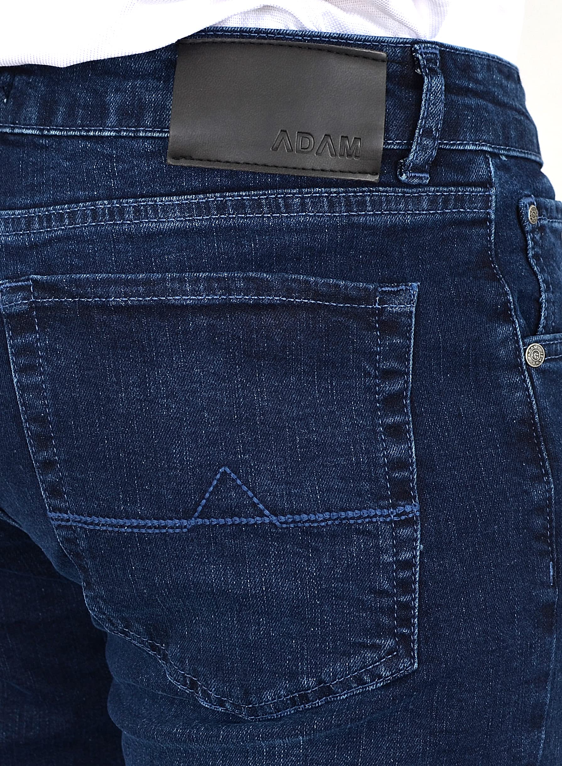ADAM Jean Homme Regular Jean Elastique Homme Jeans Homme Pantalon Homme Jeans Jean Droit Homme Jean Straight Fit Homme Jeans Straight Homme F100