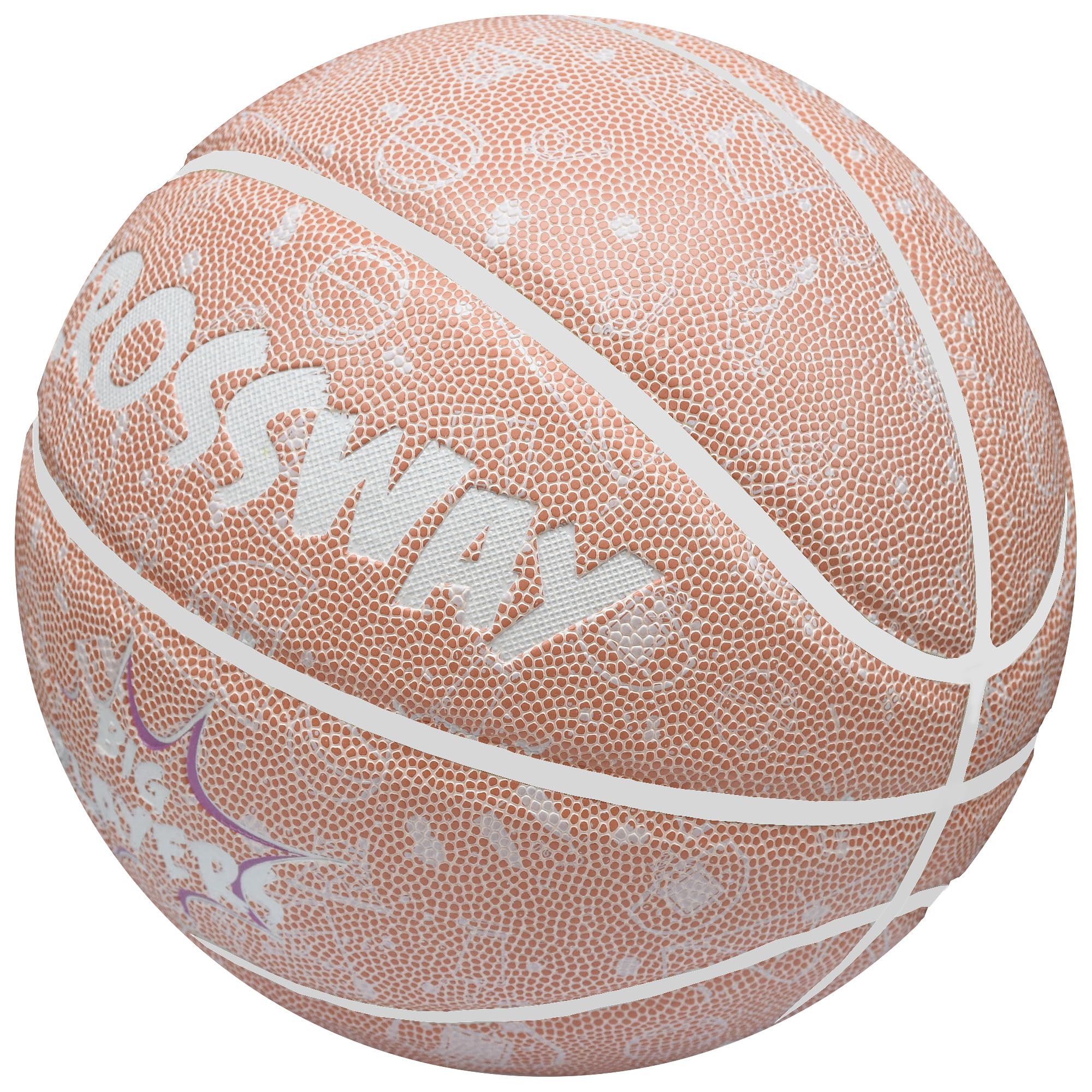 Streetstyle-Basketball mit Luftpumpe und Tasche, Größen 7-6-5, für drinnen und draußen. Feuchtigkeitsabsorbierendes PU-Leder, für Männer, Frauen, Jugendliche, Schüler, Basketballfans und Amateure