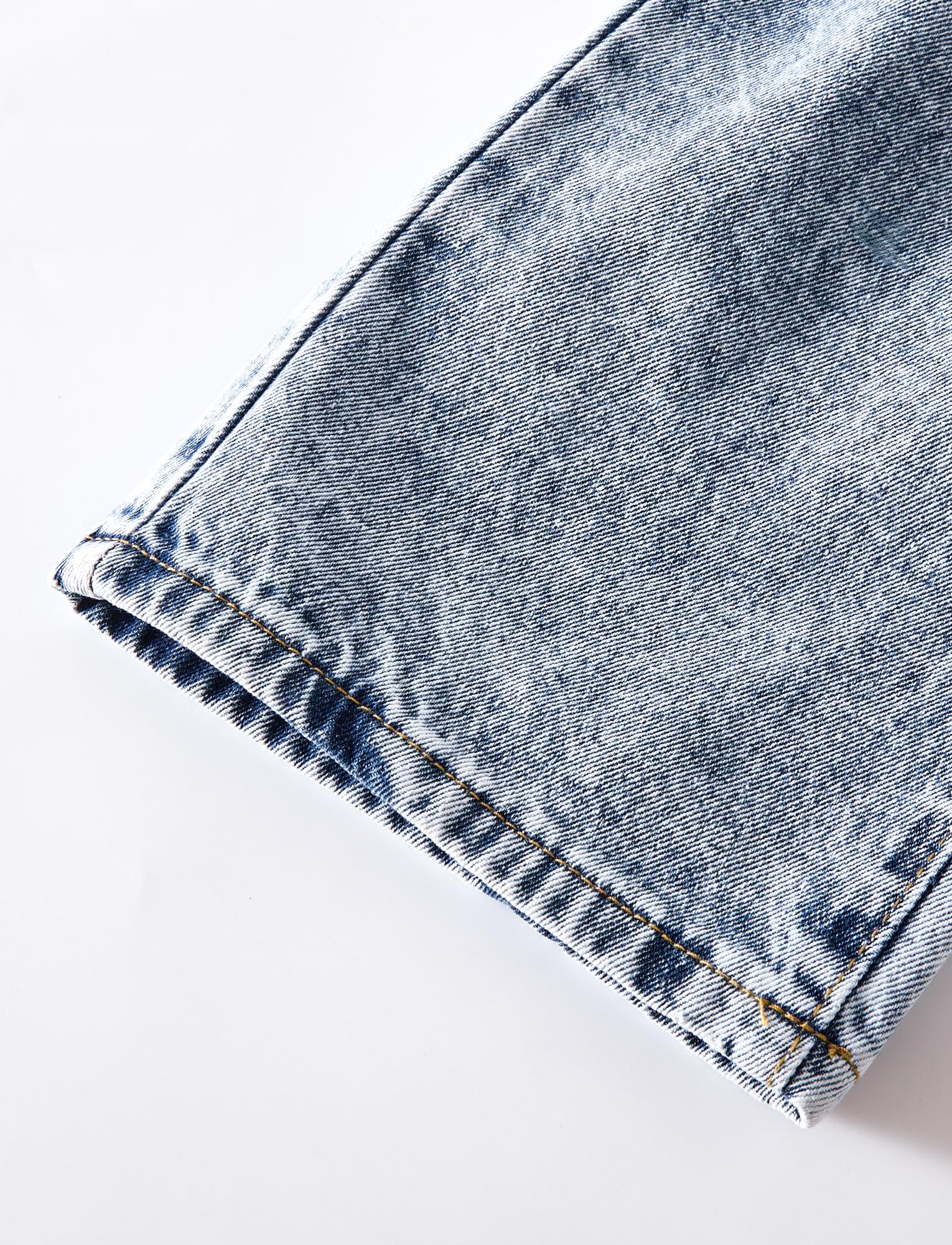 SEAUR Jeans da ragazza strappati larghi a gamba larga pantaloni dritti per bambini pantaloni in denim larghi pantaloni casual per 5-14 anni