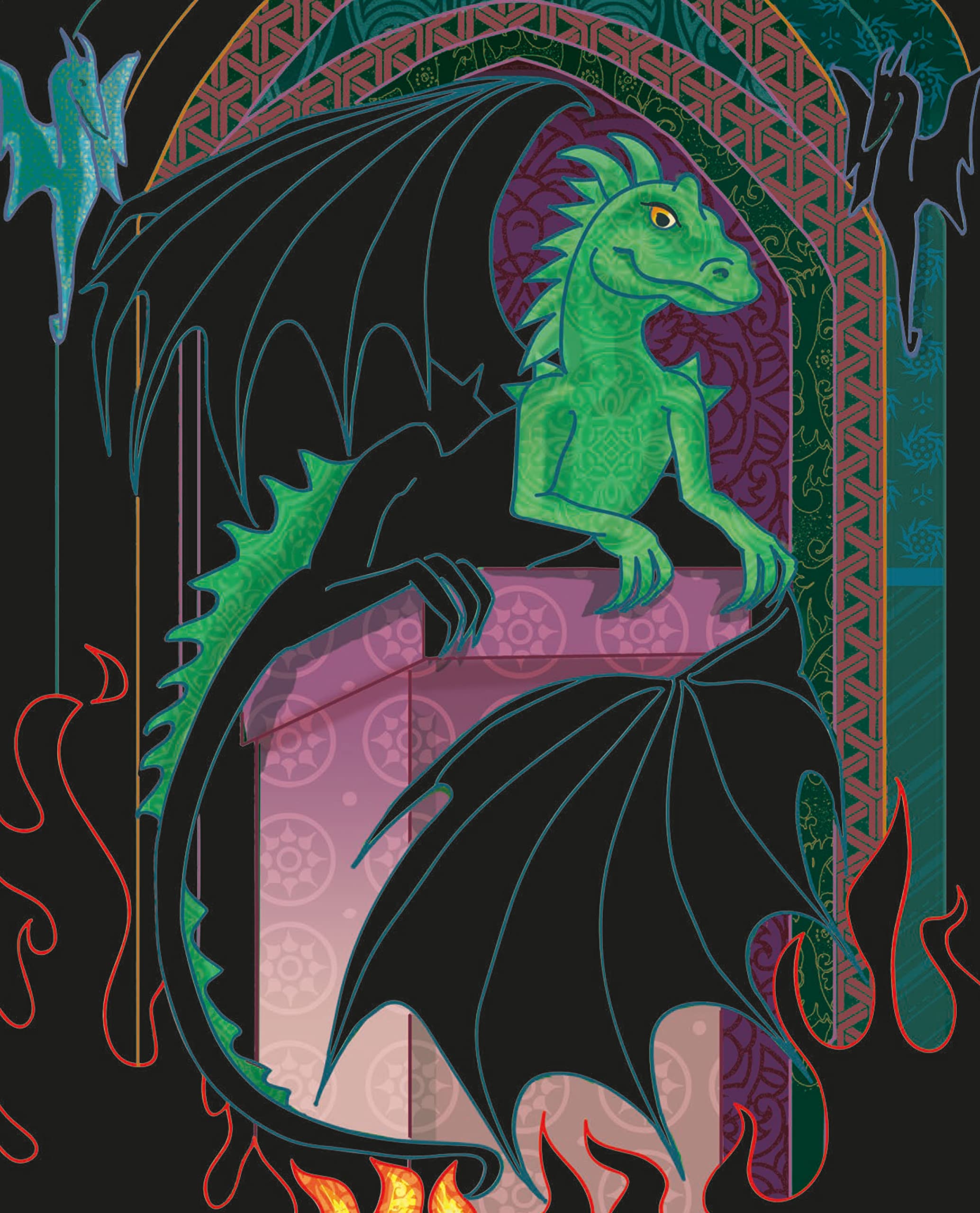 Zauberwelt & Fabelwesen. Traumhafte Kratzbilder zum Entspannen: 12 Kratz-Motive mit fantastischen Farbeffekten inkl. Holz-Stick
