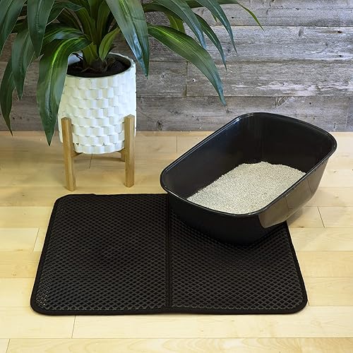 Miniatura 6 de Fresh Kitty Tapete original de alta calidad para gatos, grande, sin ftalatos, resistente al agua, atrapa la arena de la caja y los gatos, control de