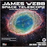 Vista 22 de RED EMBER Astronomy 2026 Wall Calendar 12 Month 12" x 24" Open Thick & Sturdy Paper Giftable Calendar 2026