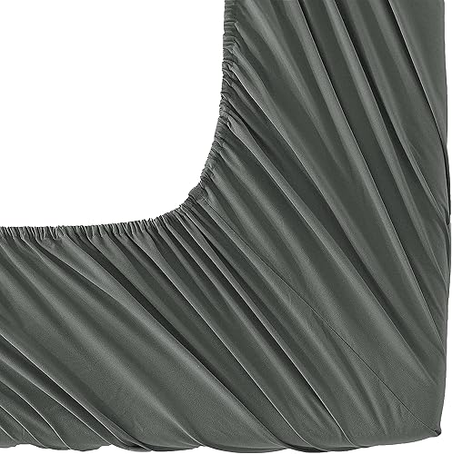 Miniatura 3 de Elegant Comfort Lujosa sábana bajera de 1500 hilos de calidad egipcia resistente a las arrugas, 1 pieza, elástico en todo el contorno, bolsillo