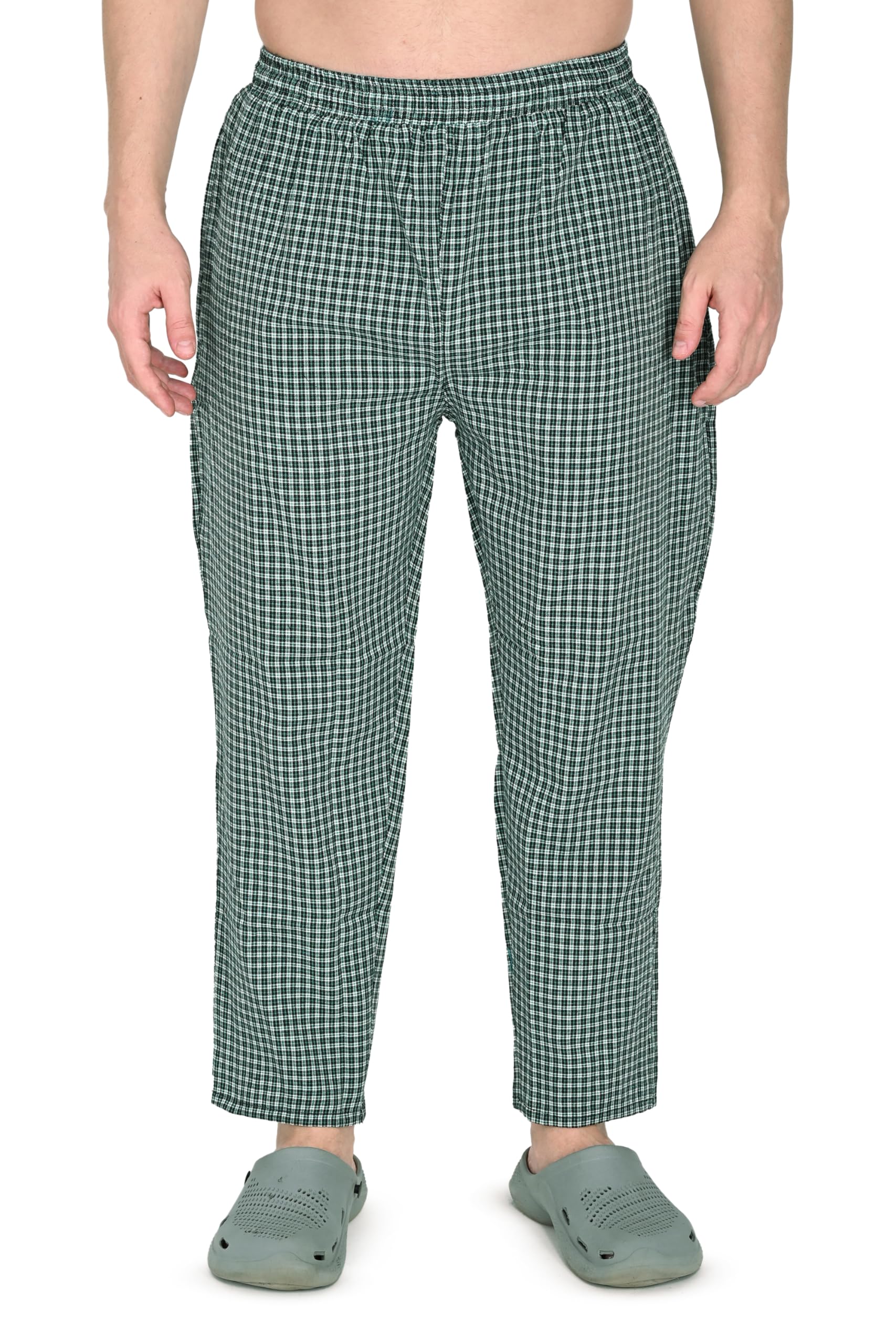 Regular Fit Cotton Blend Casual Style Pyjama Dual Pockets & Jip Breathable Waistband Anti-Bacterial Stretchable Soft Comfortable Pyjama for Men Plus Size (S to 6XL)-picture-27