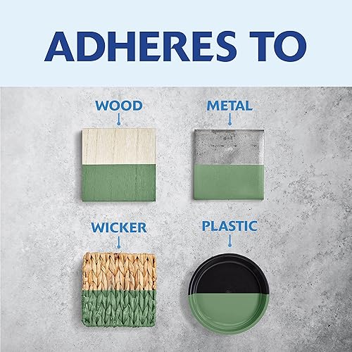 Miniatura 4 de Rust-Oleum 249071 Painter's Touch 2X Ultra Cover - Pintura en aerosol, 12 onzas, verde musgo satinado (paquete de 2)