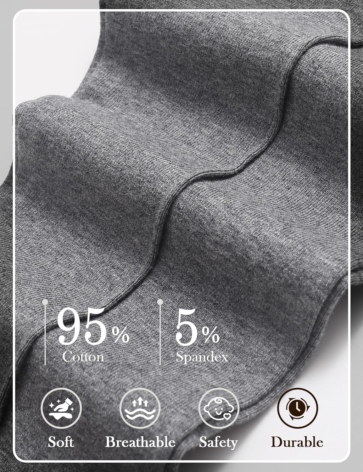 Toddler Girl Flare Pants Cotton Bell Bottoms 2 Pack Solid Girls Flare Leggings Elastic Waist Trousers - Image 5