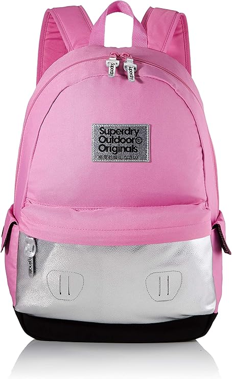 superdry rose gold splatter backpack