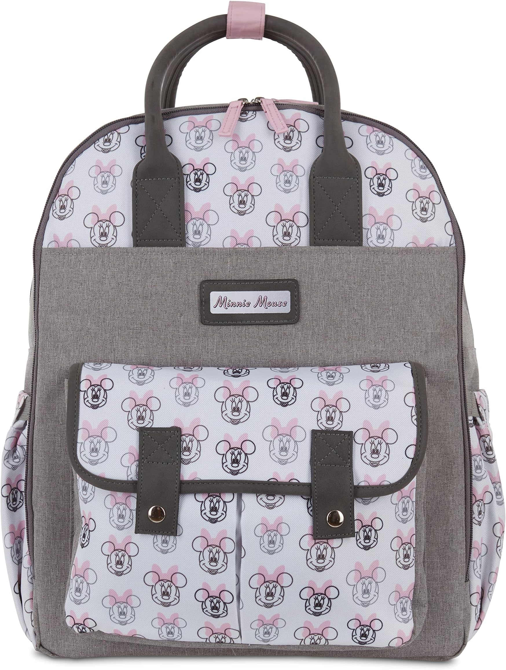 DisneyBaby Diaper Bag, Minnie Mouse Double Handle, Backpack