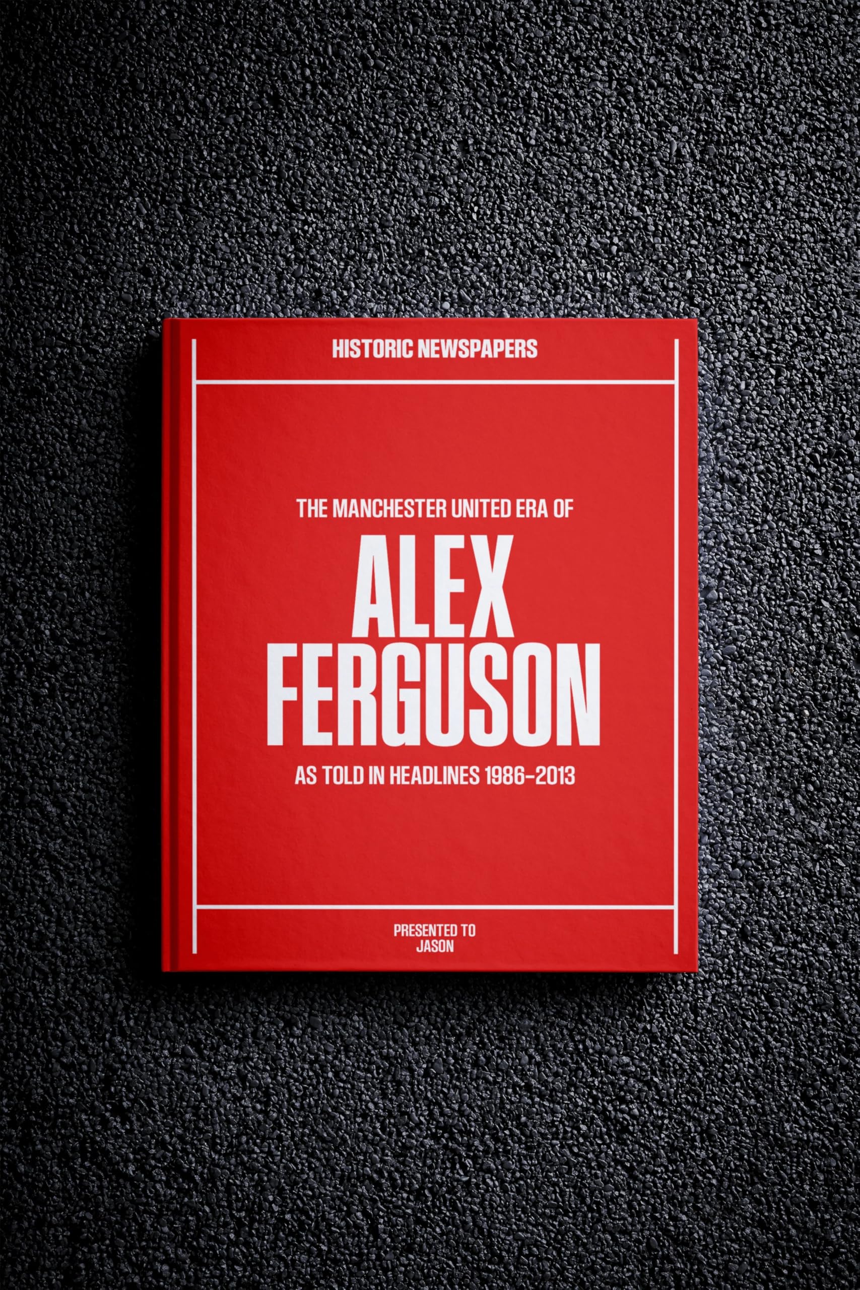 Historic Newspapers Personalised Ferguson Football Newspaper History Book — image 1