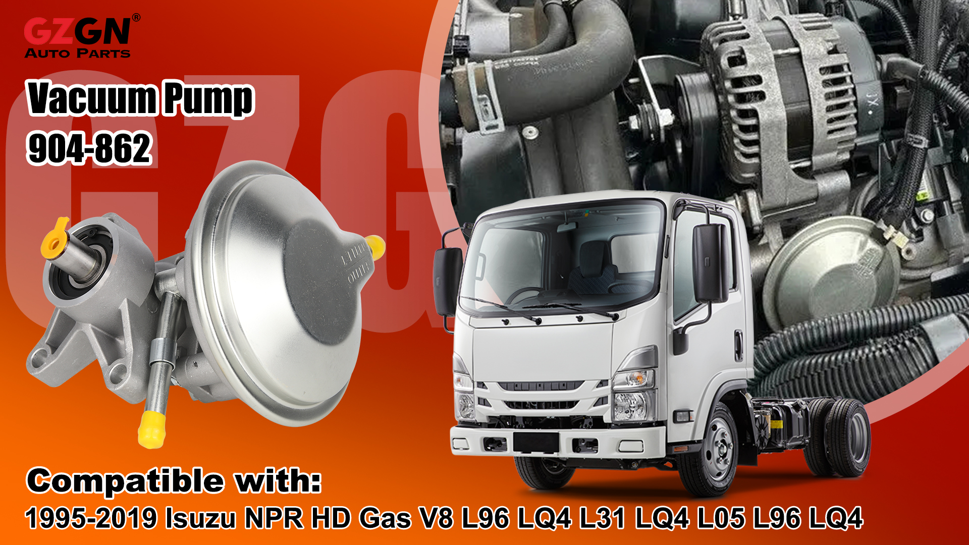 Amazon.com: GZGN Isuzu Vacuum Pump Compatible with 1995-2019 Isuzu