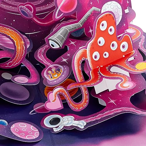 Miniatura 6 de Hallmark Pop Up Tarjeta de San Valentín (fuera de este mundo) (5VFE2247)