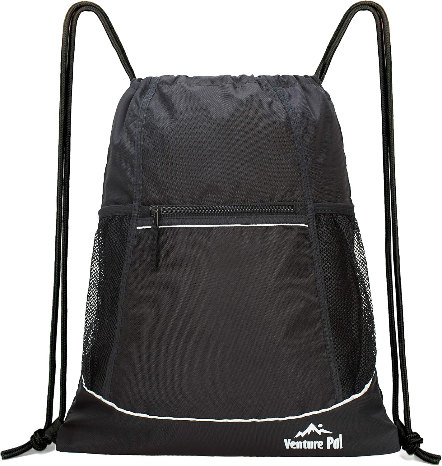 Venture Pal Packable Sport Gym Drawstring Sackpack Backpack Bag with Wet Pocket for Men,Women-8 Colors