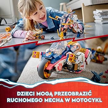 LEGO 71792 NINJAGO Mech Sory zmieniający się w motocykl