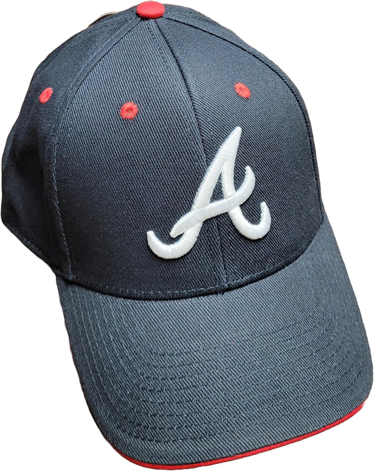 Fan Favorite Atlanta Braves Cap Adjustable Hat Navy - Image 2
