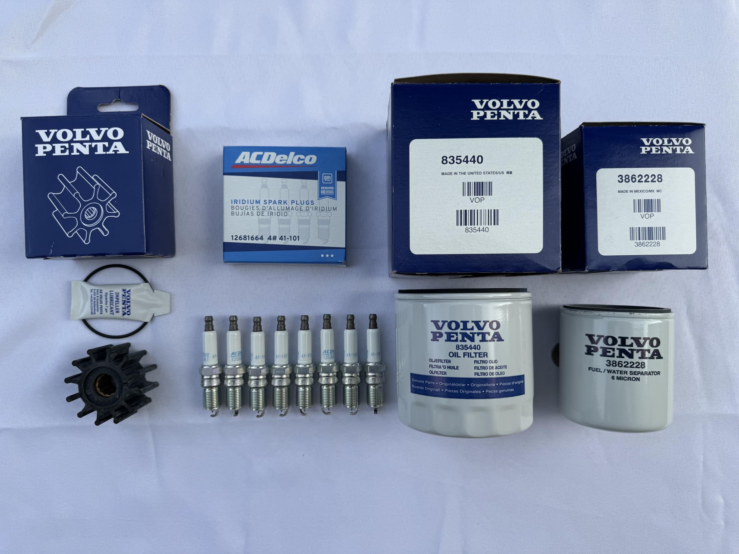 Amazon.com: VolvoPenta 5.0, 5.7, 8.1L OEM Service Kit Gi/Gxi/Gsi