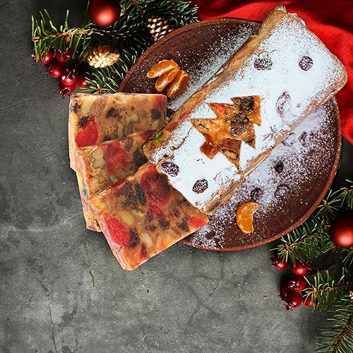 Miniatura 11 de Claxton Fruit Cake - Receta oscura de 2 a 1 libras - Cada pastel envuelto individualmente para mayor frescura