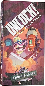UNLOCK! Secret Adventures - A Noside Story Card Game - Escape Room-Inspired Cooperative Adventure, Fun Family Game for Kids and Adults, Ages 10+, 1-6 Players, 1 Hour Playtime, Made by Space Cowboys