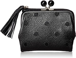 [ペルケ]アクリル玉がま口2つ折り財布