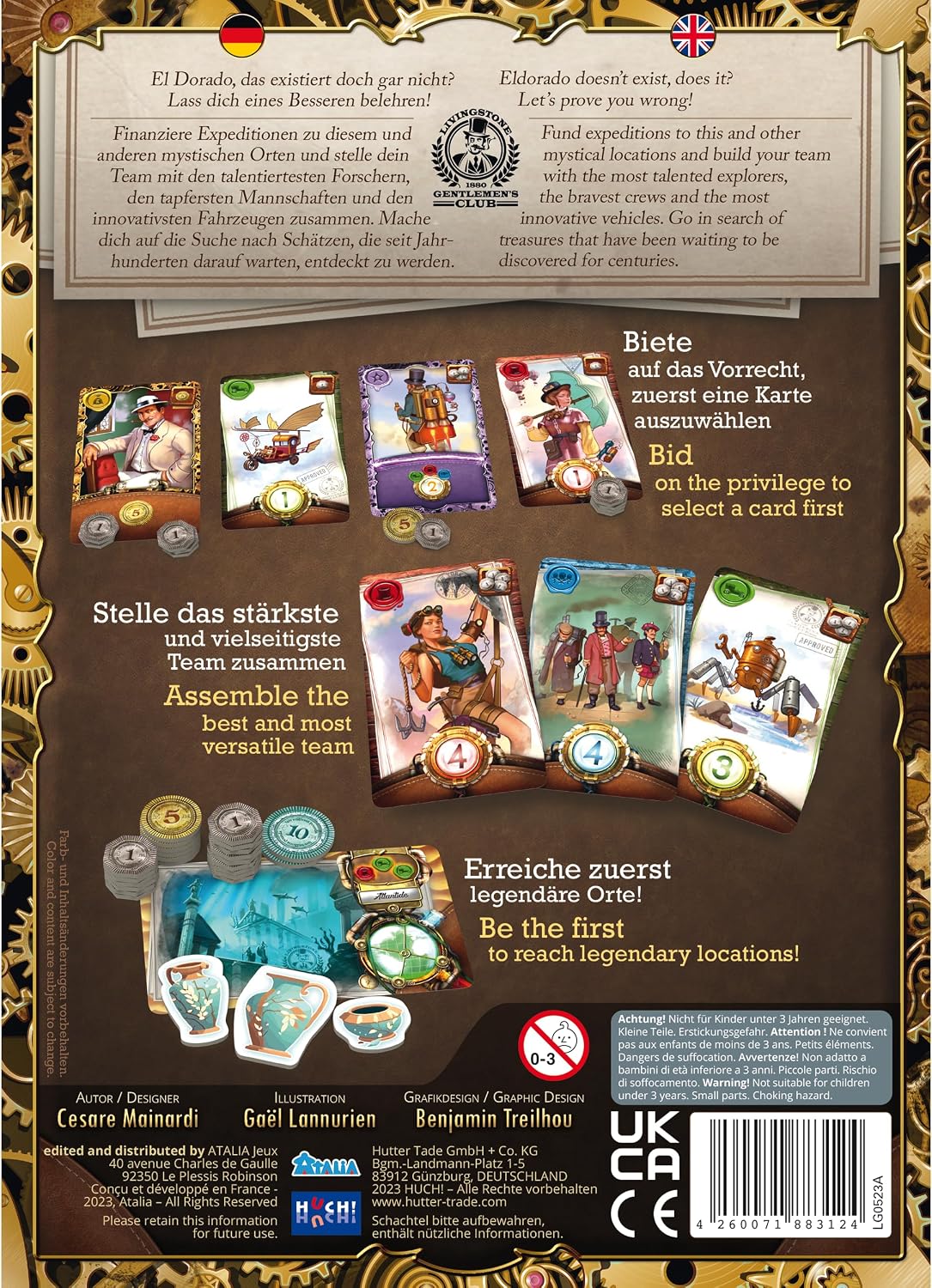 HUCH! Explora Family Game for 2 to 4 Players from 9 Years