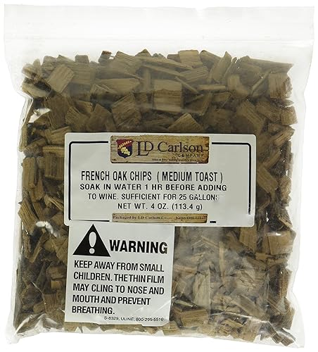 Trozos de madera de roble francés tostados 4 oz.