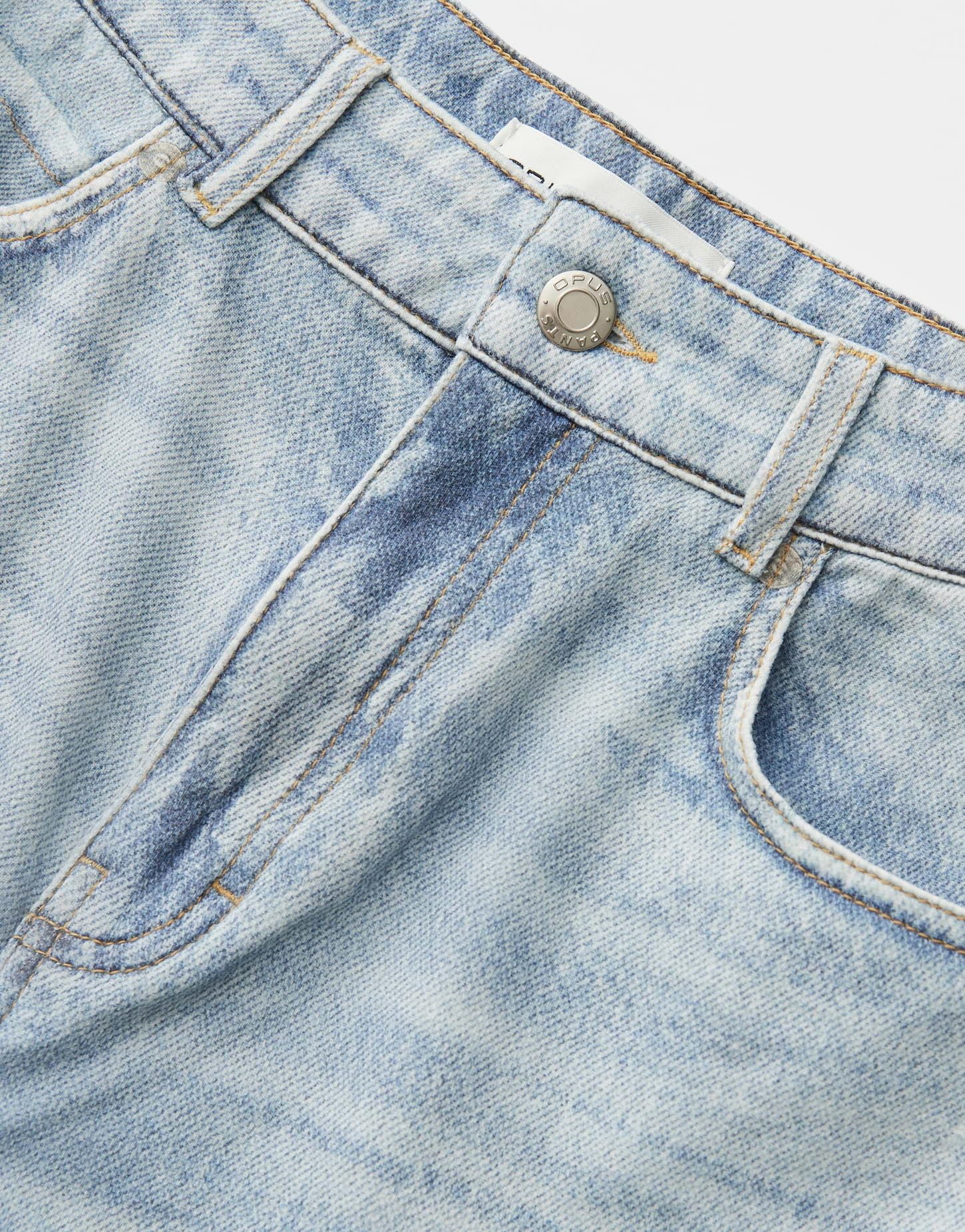 OPUS PANTS Damen Shorts | CYDRA Cruise Sweat Short in authentischem Denim Look