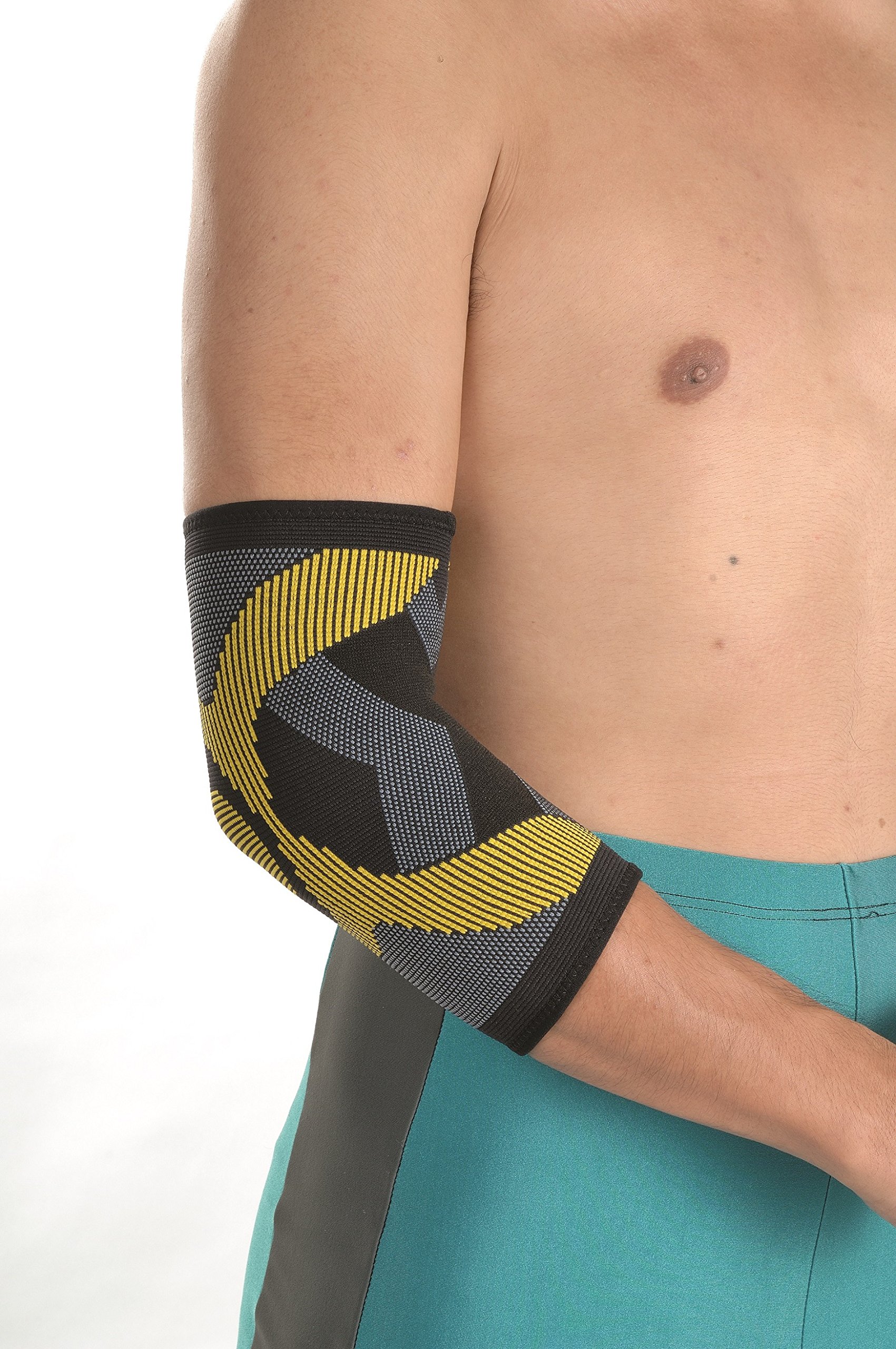 Kichicho Fascia Elastica Per Gomito (2 Pezzi) - Tutore A Compressione Per Tennis Elbow, Artrosi, Tendinite - Per Uomo E Donna
