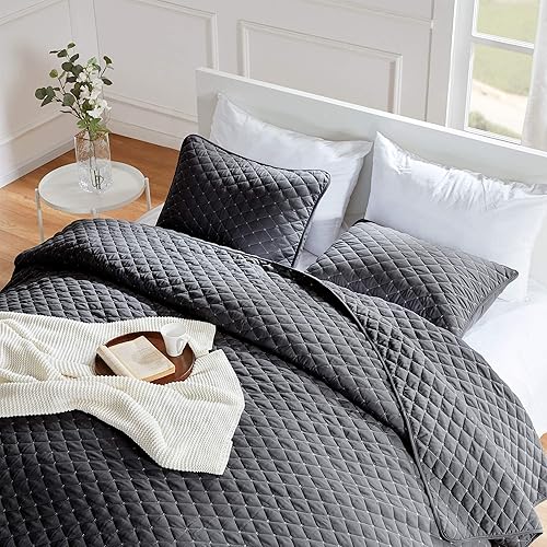 Miniatura 3 de SLEEP ZONE - Juego de ropa de cama de microfibra ultra suave y ligera para todas las estaciones, 4.23 onzasm