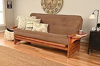 Vista 14 de Kodiak Furniture Futón Phoenix con colchón de tela canadiense en marrón/Barbados