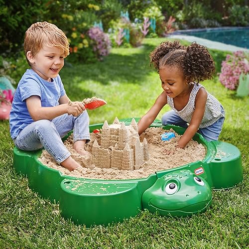 Miniatura 4 de Little Tikes Tortuga Sandbox, para niños y niñas de 1 a 6 años
