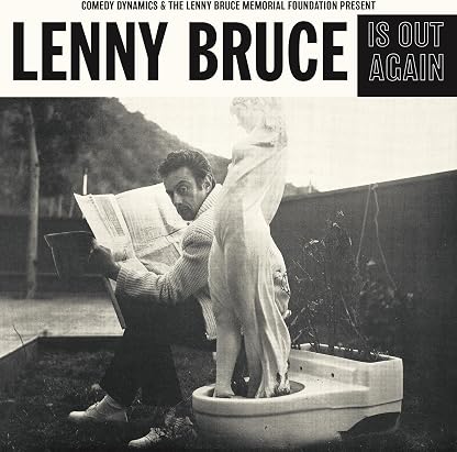 Is Out Again (Vinil Azul) por Lenny Bruce, capa do álbum