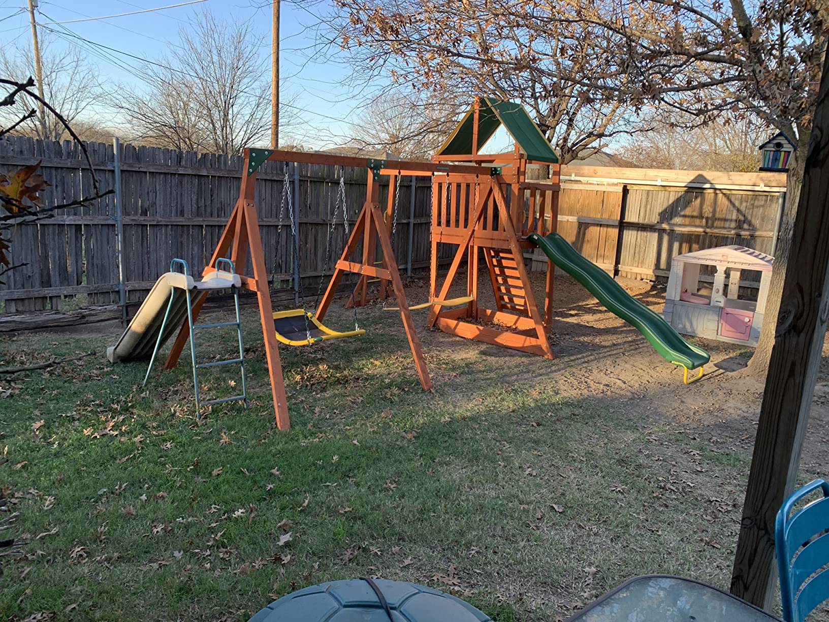 33/mo Finance Sportspower Amazon Exclusive Olympia Wood Swing Set
