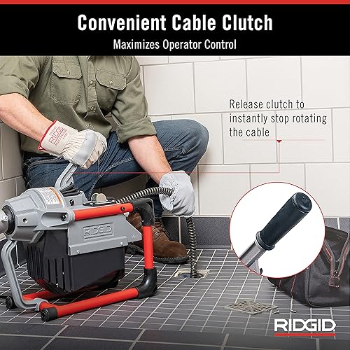 Miniatura 5 de RIDGID Kit de máquina de limpieza de drenaje modular compacto de 120 voltios modelo K-60SP 66492