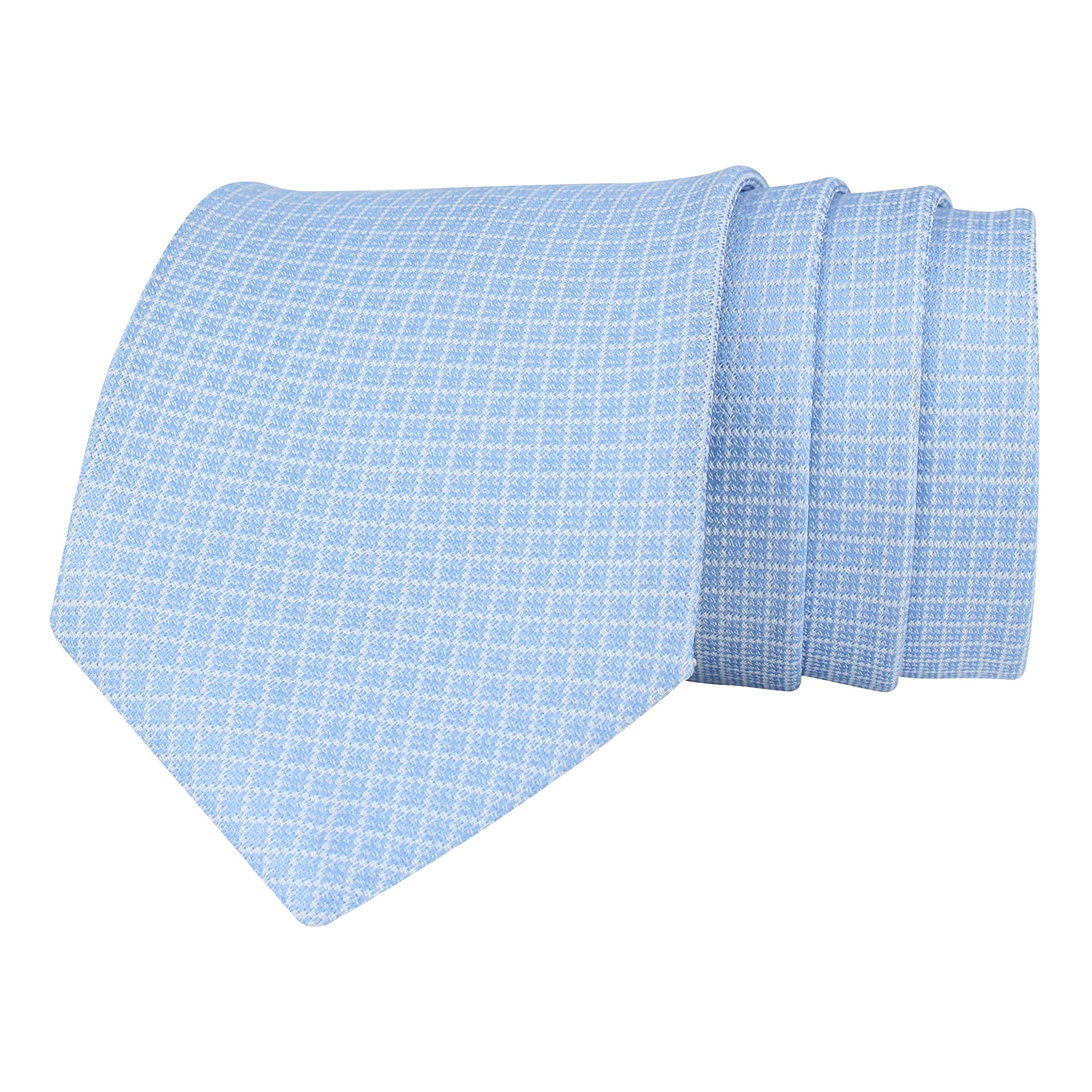 kovove Kavove The Essentials Checkered Black Necktie For Men-picture-14