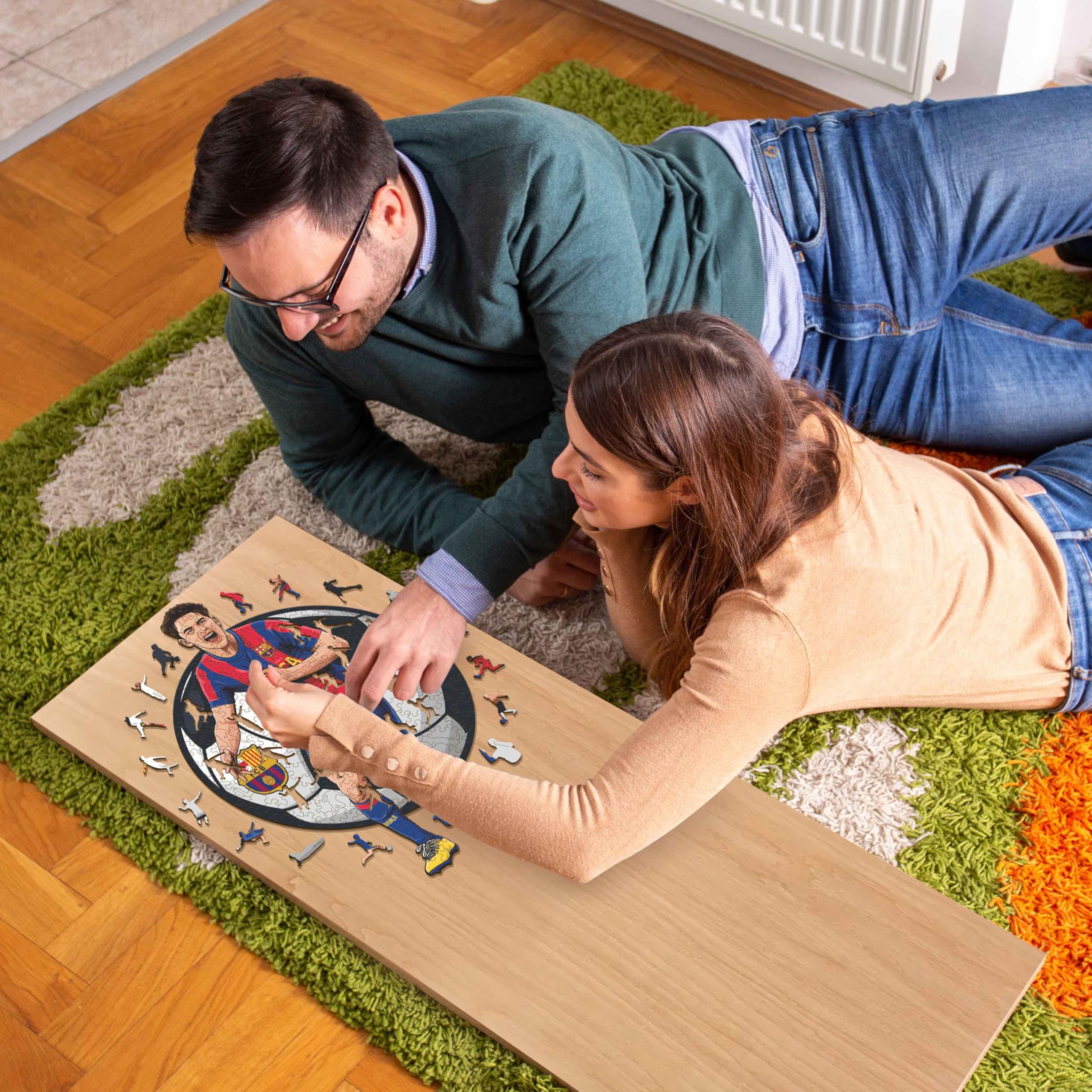 Iconic Puzzles - GAVI, Barcelona, ​​Producto Oficial, Puzzles de Madera para Adultos y Niños, Madera 100% Sostenible, Tamaño M 270 Piezas