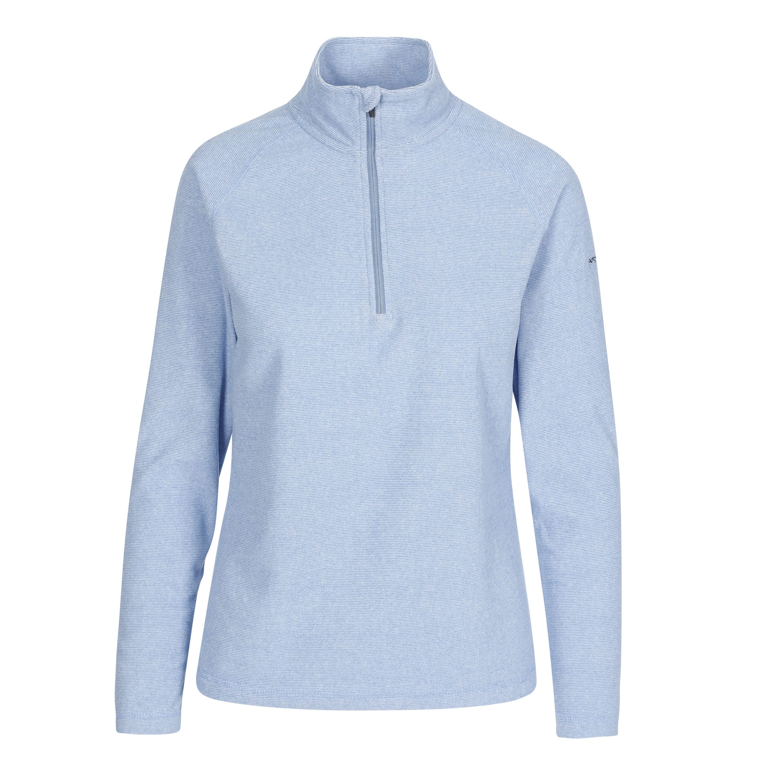 Trespass (8, Denim Blue) Womens 1/2 Zip Fleece Jacket Meadows