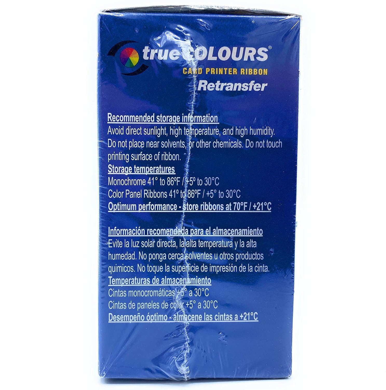 Zebra Technologies 800012-480 YMCK True Colors I Series Color 5 Panel Ribbon, ZXP Series 8 Compatible, 500 Labels per Roll