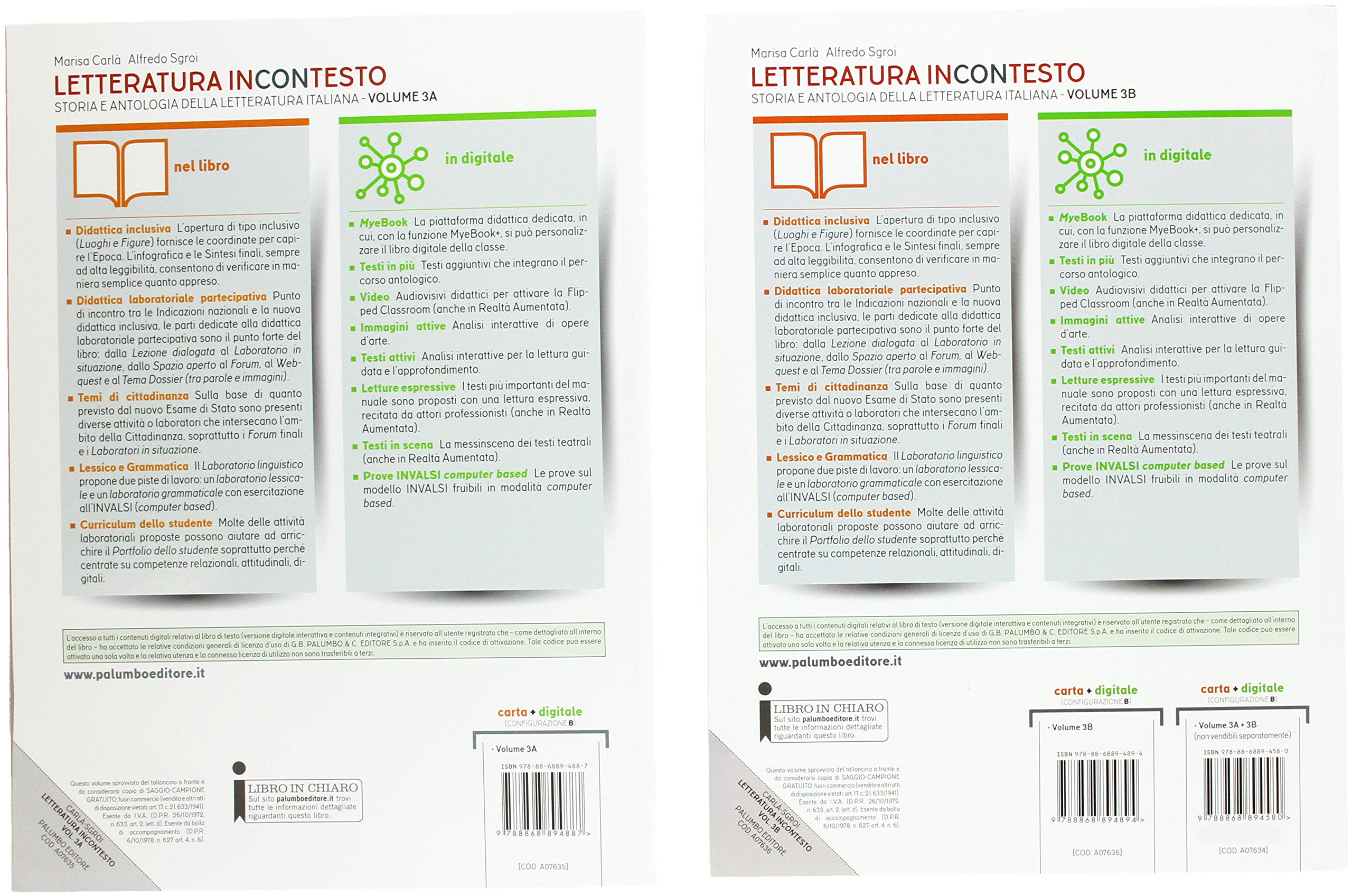 Letteratura incontesto. Storia e antologia della letteratura italiana. Per le Scuole superiori. Con ebook. Con espansione online (Vol. 3/A-B)