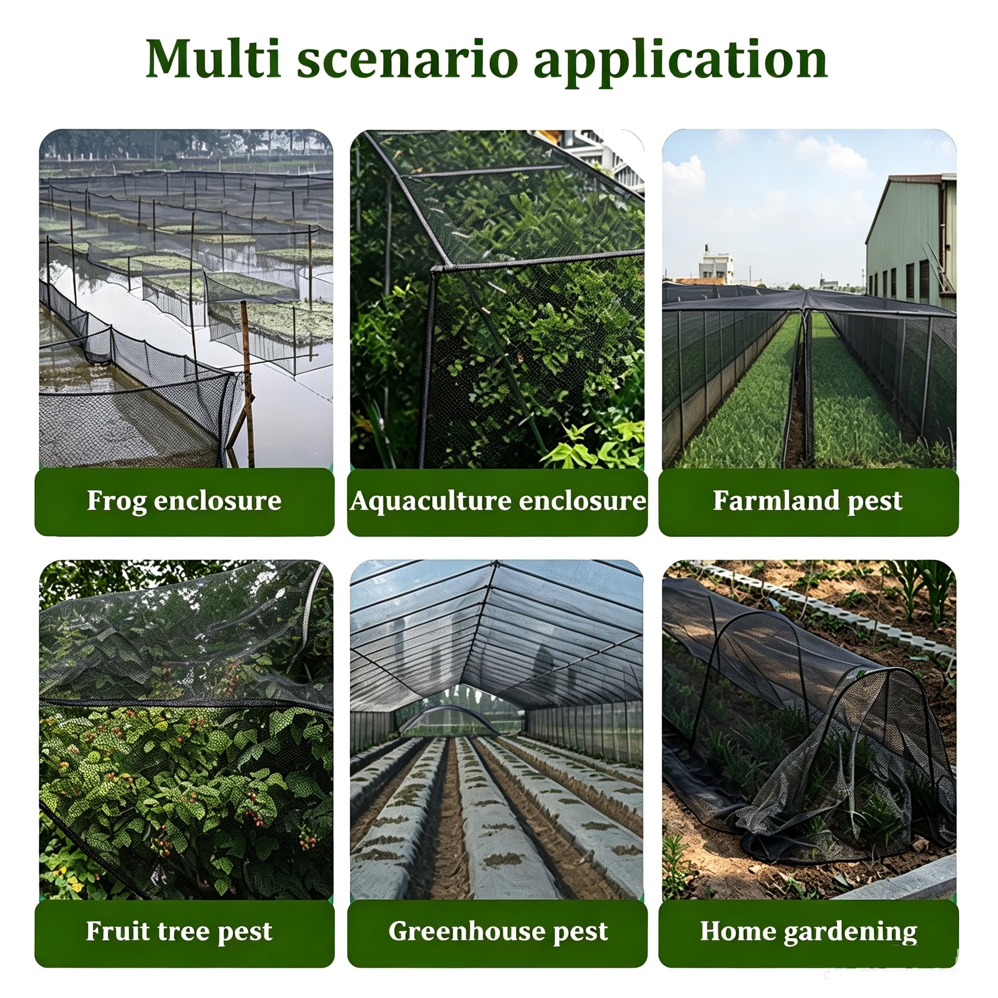 Genérico Red De Protección contra Aves 10x10 15x15m,Malla Protectora | Malla Mosquitera De Trama Fina,Red Antiinsectos Antigranizo,Para Jardines Balcones Árboles Frutales Plantas