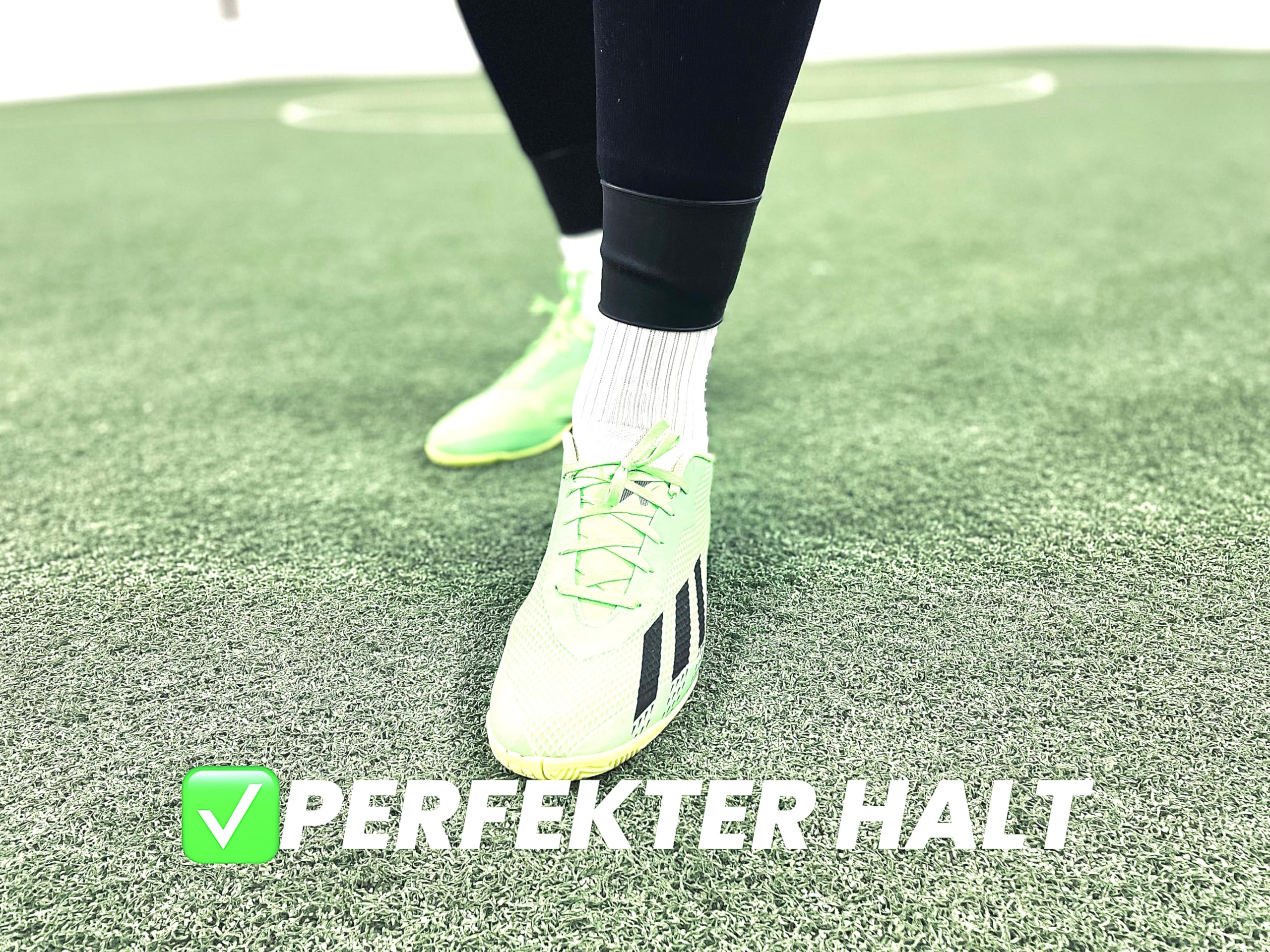 Support De Protège-Tibias Antidérapant En Silicone – Hommes, Femmes, Enfants – Pour Foot Et Sports