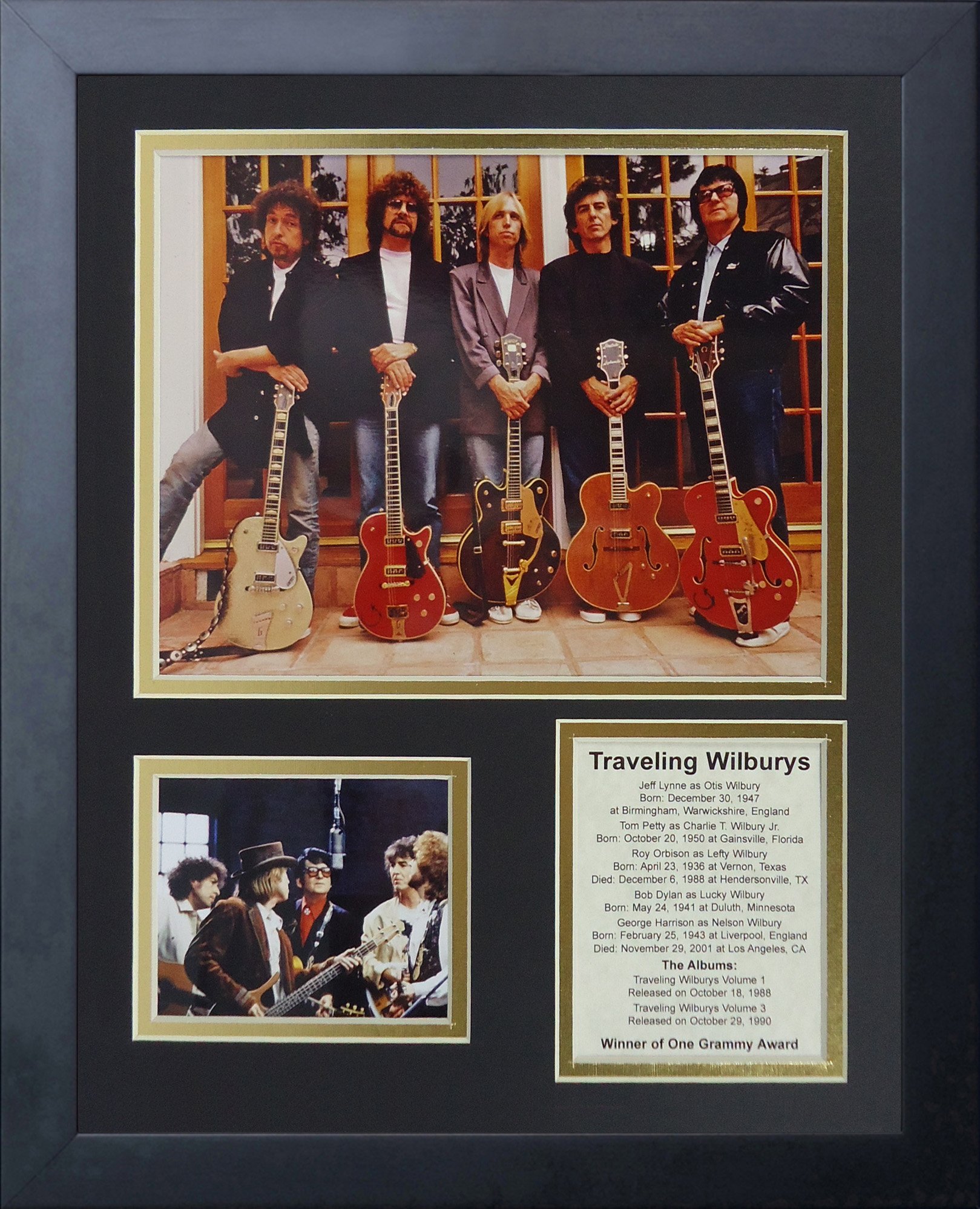 Legends Never Die"Traveling Wilburys Framed Photo Collage, 11 x 14-Inch