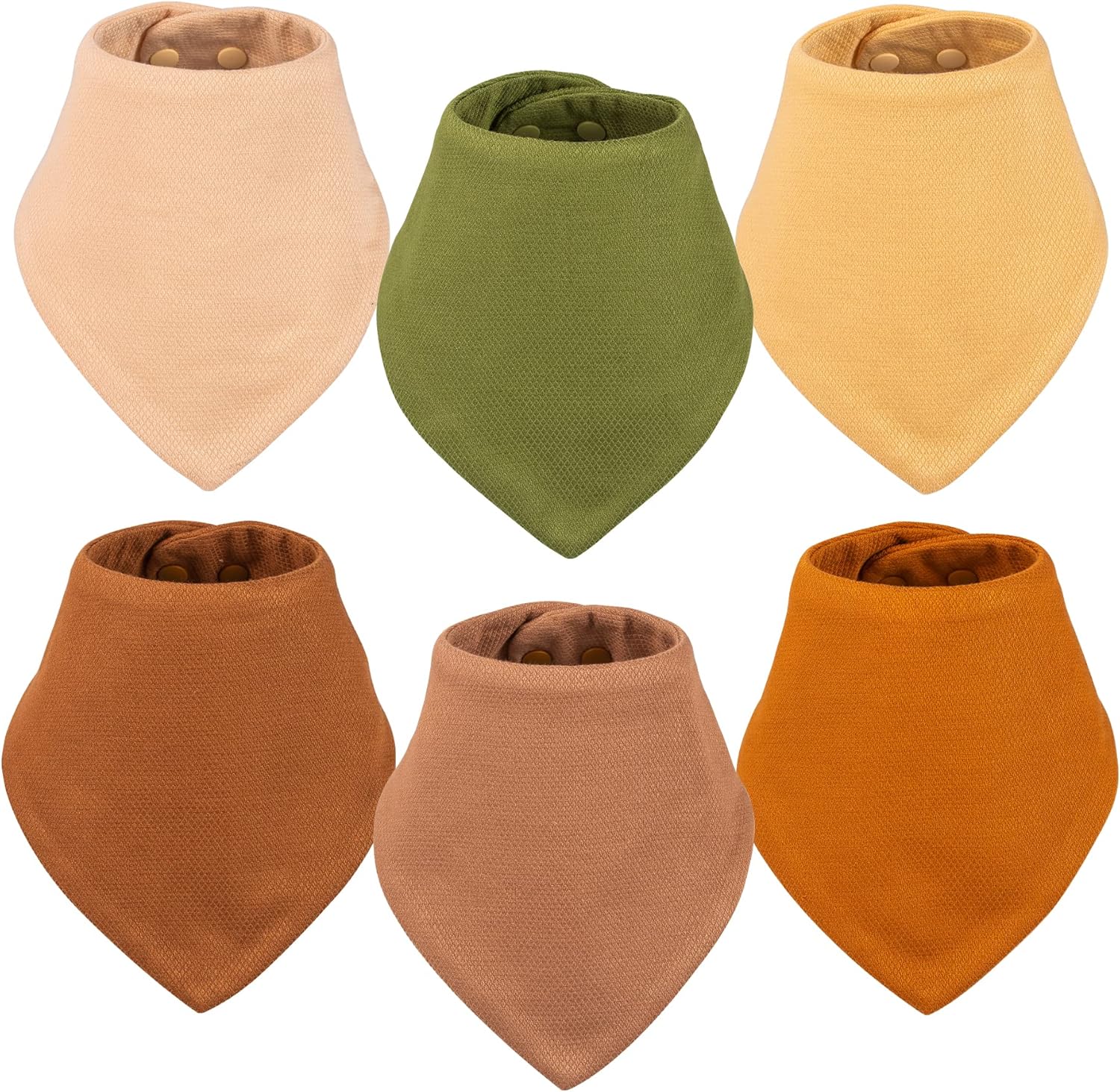 Tiny Twinkle Bandana Scarf Bibs – Water Resistant and Absorbent Infant Drool and Teething Baby Bibs