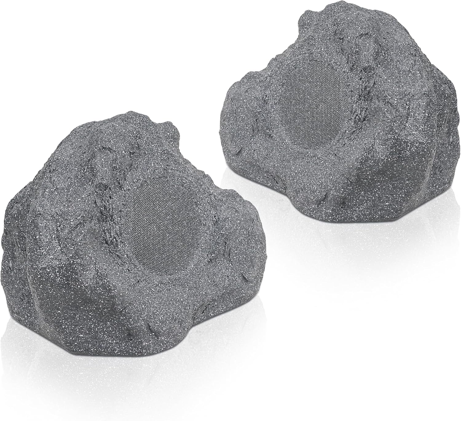 Sound Town Pair of 2-Way 5.25″ High Fidelity Passive Outdoor Rock Speakers, Weather-Resistant, 70V/100V/8-Ohm, Commercial Installation for Garden, Yard, Deck, Gray (ROCK-52G-PAIR) Sound Town Pair of 2-Way 5.25″ High Fidelity Passive Outdoor Rock Speakers, Weather-Resistant, 70V/100V/8-Ohm, Commercial Installation for Garden, Yard, Deck, Gray (ROCK-52G-PAIR)