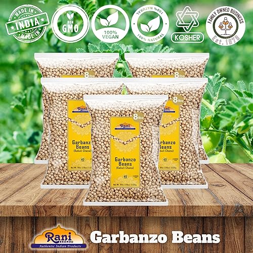 Miniatura 4 de Rani - Garbanzos (Kabuli Chana), completamente naturales, veganos, ingredientes sin gluten, no OGM, de origen indio