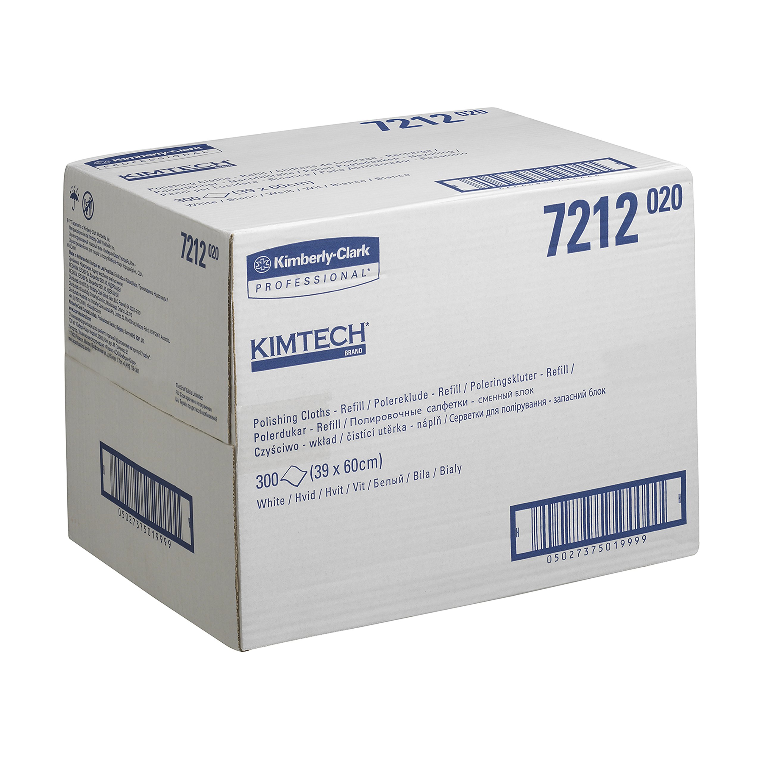 Kimtech Poliertücher Nachfüllpack 7212 – 300 Tücher, weiß