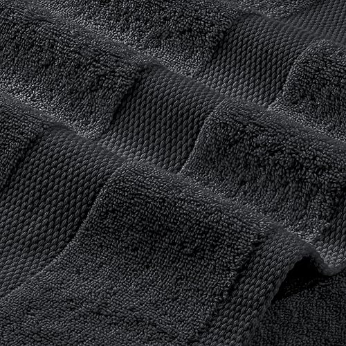 Miniatura 7 de White Classic Resort Collection - Toallas de baño suaves  35 x 70 pulgadas de gran tamaño, felpa de hotel de lujo y algodón absorbente 2 unidades,