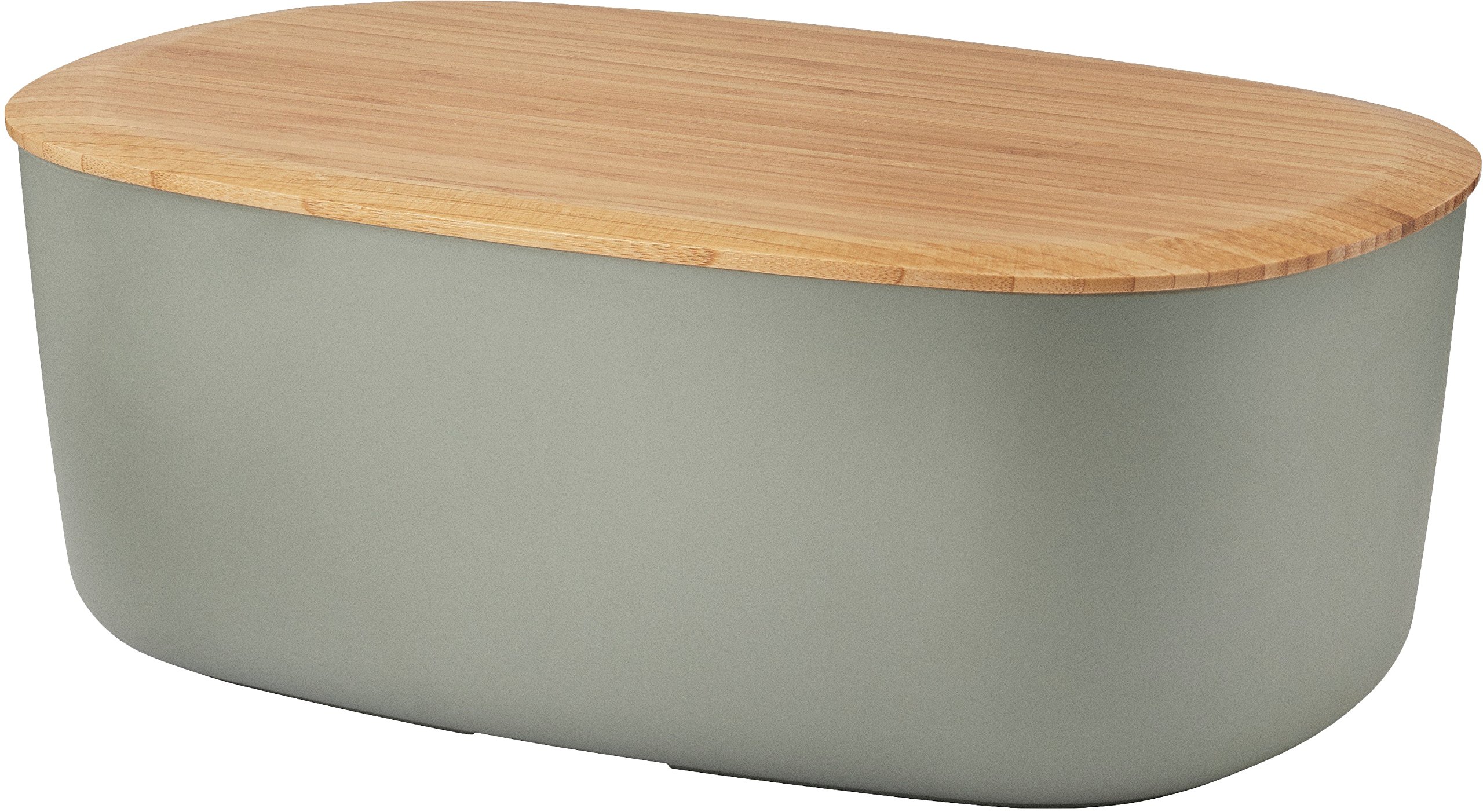 RIG-TIG by Stelton Z00038-3 Box-It Brotkasten, Melamin, Bambus, grau, 34,5 x 23,5 x 13,0 cm