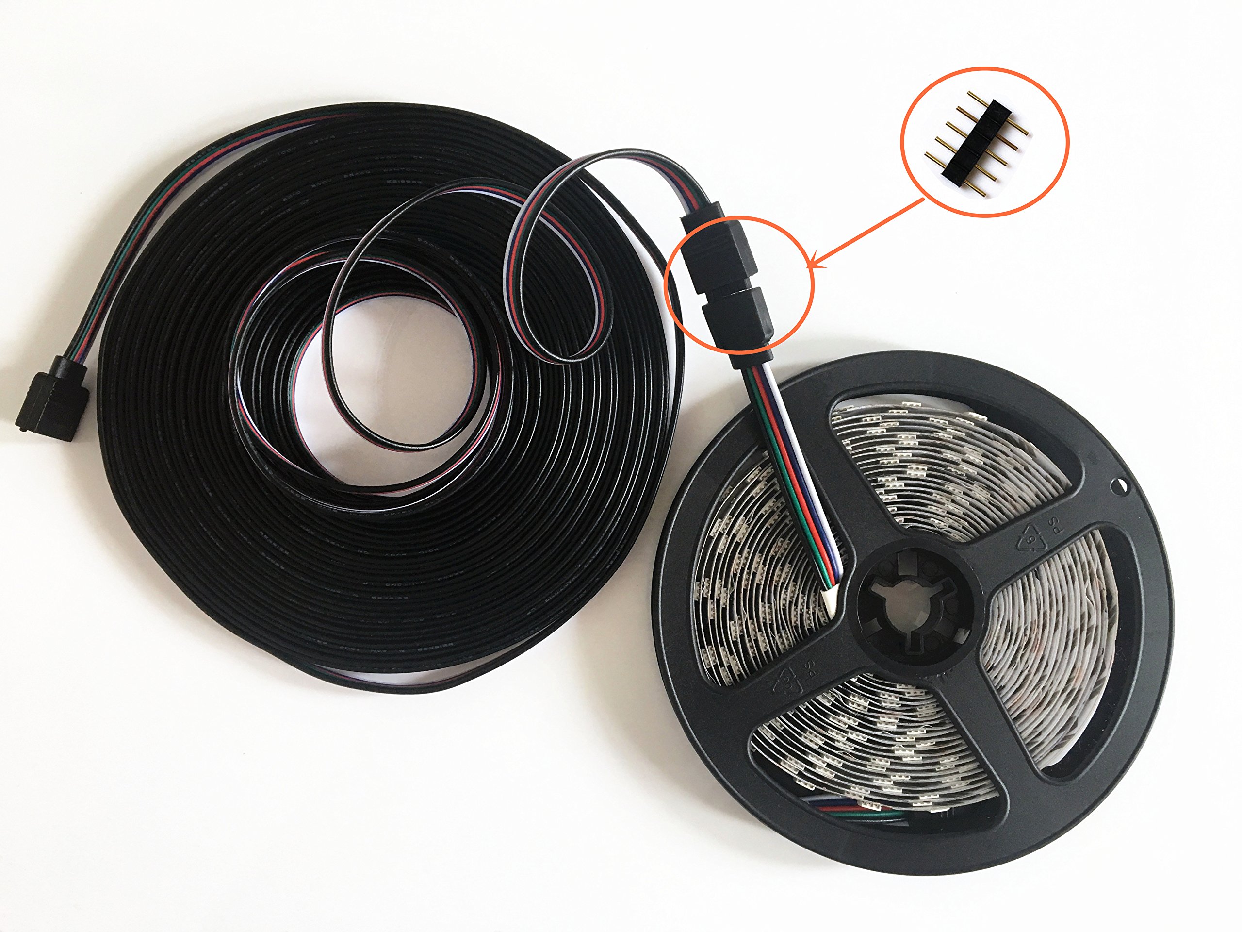 Striscia Di Collegaento LED, Prolunga Per Strisce LED, Connettore Angolare A Striscia LED, Clip - Foto 7